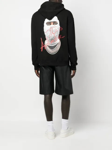 Ih Nom Uh Nit graphic-print cotton hoodie