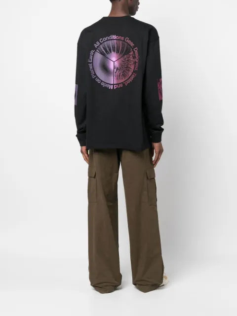 Nike logo-print crew-neck jumper