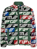 Supreme Geo reversible windstopper fleece jacket