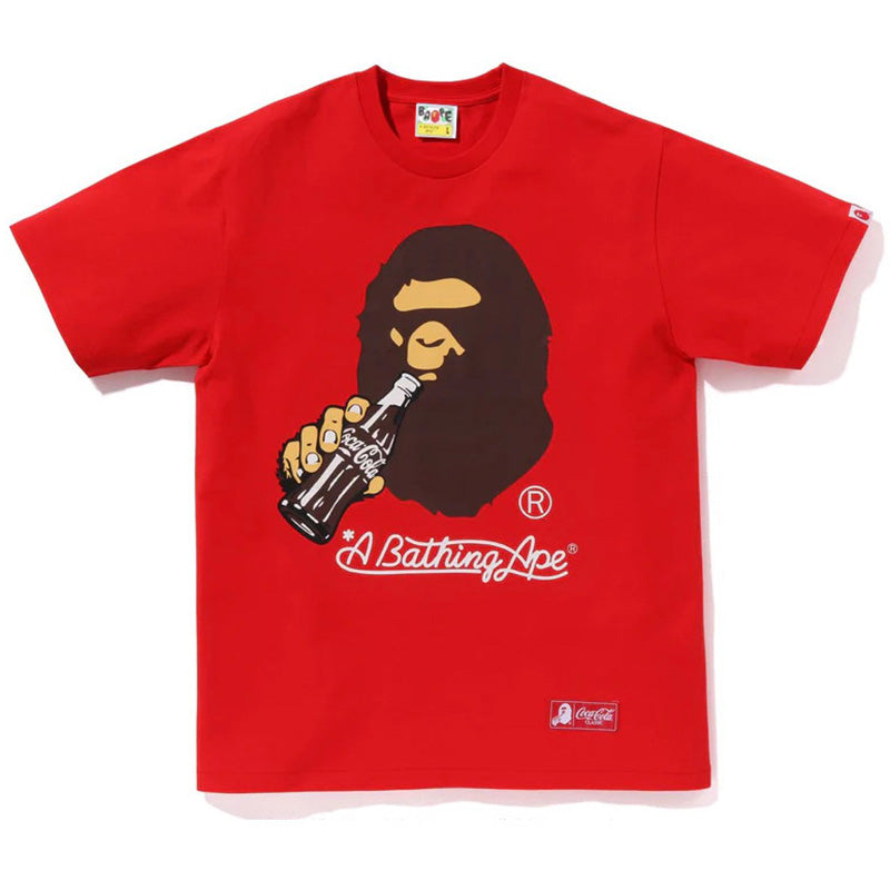 BAPE x Coca-Cola Ape Head Men's T-Shirt - Red