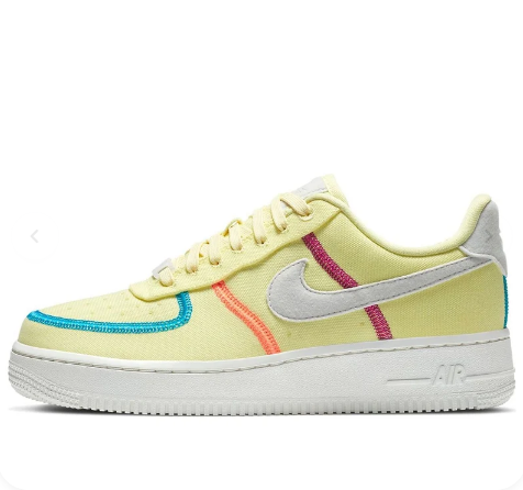 Nike Air Force 1 '07 Low LX 'Stitched Canvas – Life Lime' – Women's Sneakers CK6572-700