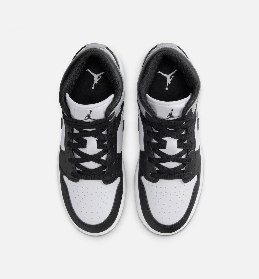 Air Jordan 1 Mid “Light Smoke Grey” Grade School Lifestyle Shoes