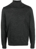 BOSS roll-neck virgin wool jumper