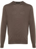 Dell'oglio crew-neck rib-trim jumper
