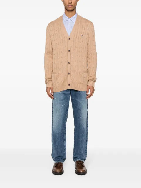 Polo Ralph Lauren cable-knit cotton cardigan