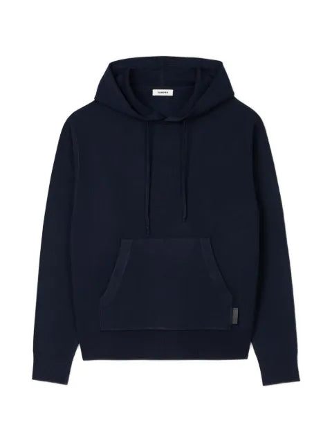 SANDRO logo-tag hoodie