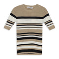 MULTICOLOR STRIPED TEENY LONG SLEEVE T-SHIRT