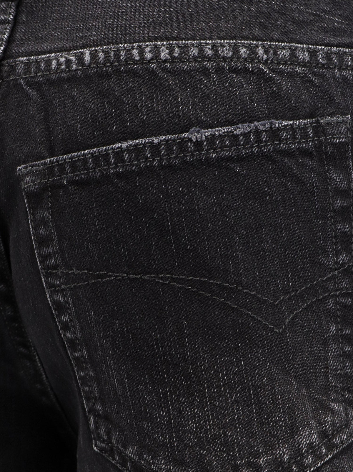 Balenciaga Women Wide Leg Black Denim Trousers