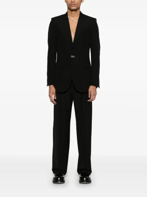 Givenchy slim fit jacket in wool with 2G clip