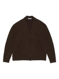 Acne Studios embroidered-logo buttoned cardigan