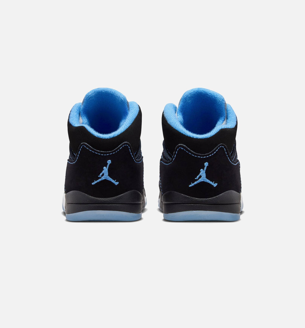 Air Jordan 5 Retro Black Carolina Infant & Toddler Lifestyle Shoe