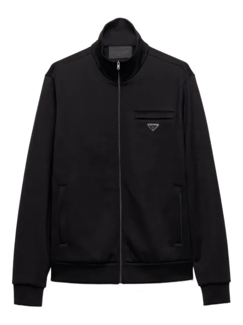 Prada logo zip-closure jacket