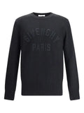 Givenchy sweater in cotton knit with Paris embroidery