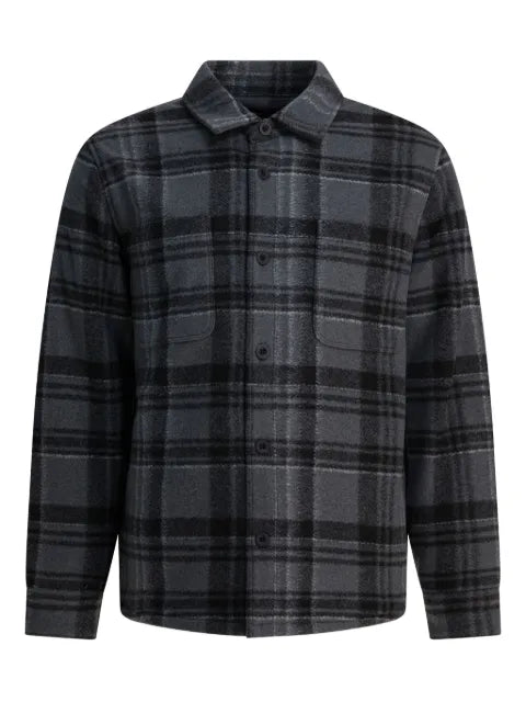 Vince checked shirt jacket