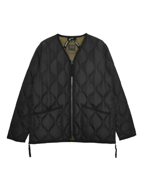 Taion V-neck quilted jacket