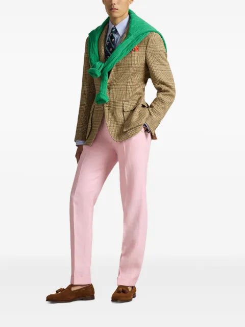 Polo Ralph Lauren RL67 plaid-pattern pocket jacket