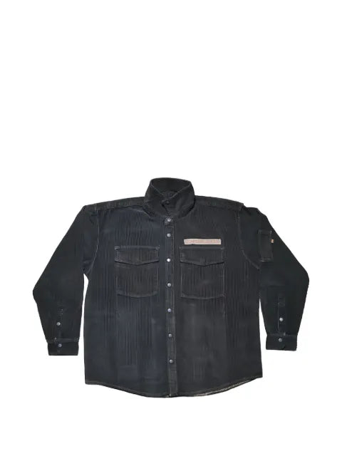 PROTOTYPES logo-detail overshirt