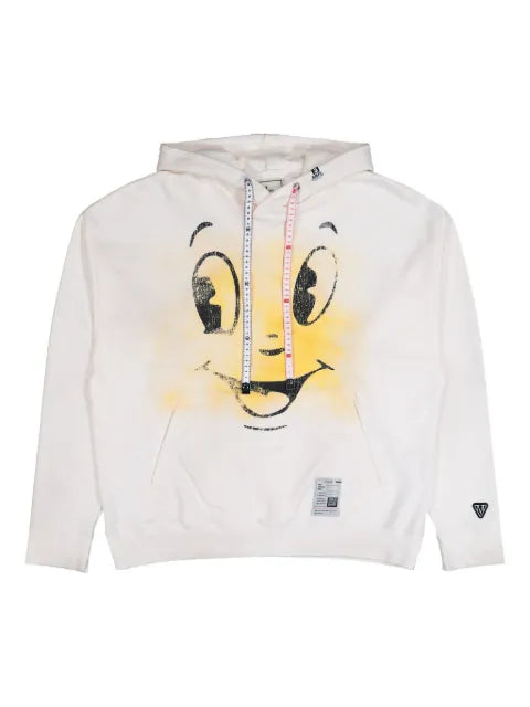 Maison MIHARA YASUHIRO printed distressed hoodie