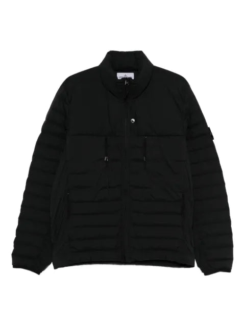 Stone Island 4100106 seamless tunnel nylon down-TC stand collar down jacket with anti-drop