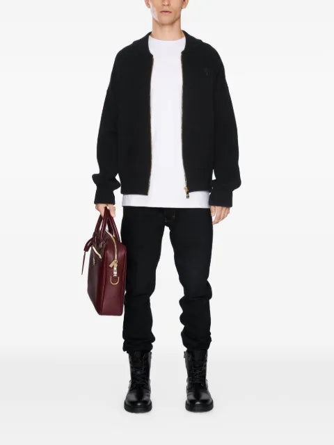 PLACE OF ËLMS logo-embroidered cardigan