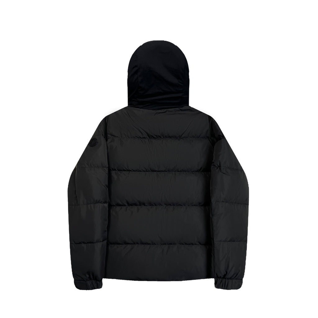 Moncler Black Hooded Quilted Puffer Jacket