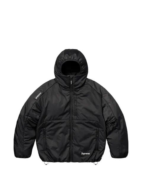 Supreme hooded insulated windbreaker jacket