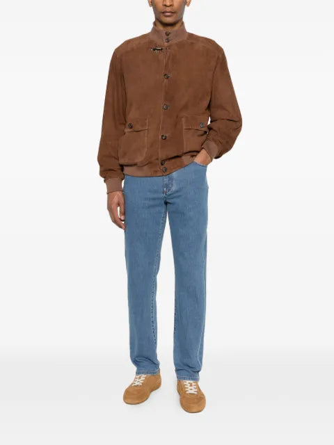 Fay flap-pocket bomber jacket