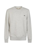 Autry embroidered logo crewneck sweatshirt in light grey mélange