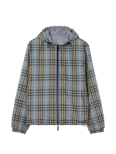 Burberry reversible Check hooded jacket