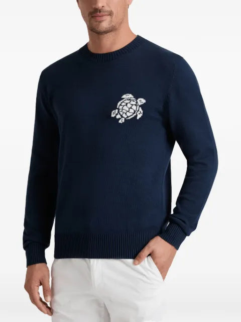 Vilebrequin turtle-embroidered sweater