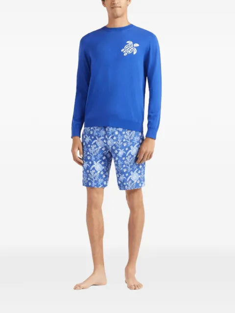 Vilebrequin logo-jacquard cotton sweater