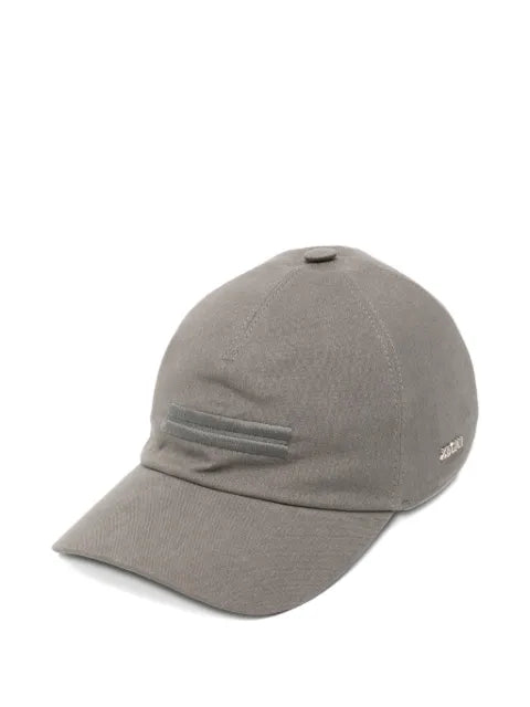 Zegna Oasi Lino logo baseball cap