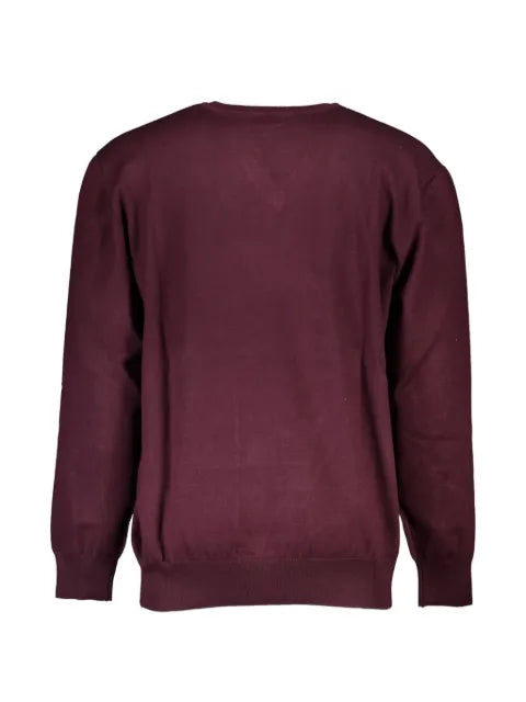 U.S. Grand V-neck embroidered-logo sweater