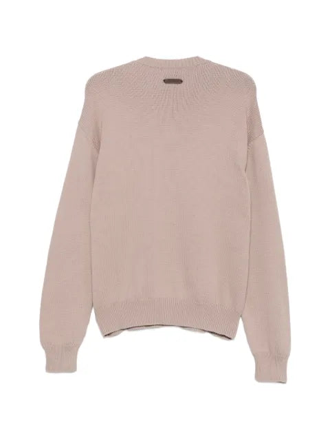 Moschino heart-knit sweater