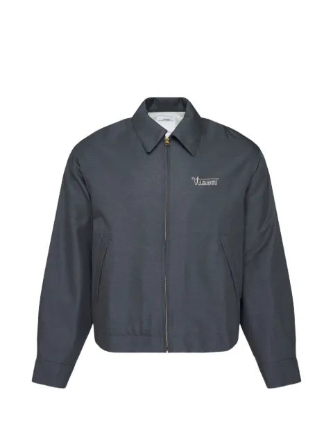 visvim Kluane Swing embroidered-logo jacket