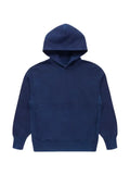 Blue Blue  indigo-dyed knitted hoodie