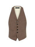 DSQUARED2 oversized crinkled vest