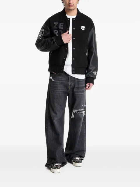 Pleasures Zero Pleasures varsity jacket