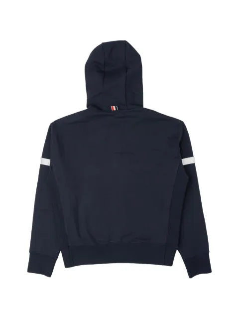Thom Browne loopback-jersey armband hoodie