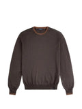 Fay elbow-patch crew-neck sweater