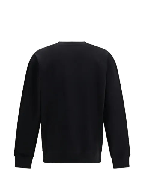 Balmain logo-embroidered cotton sweatshirt