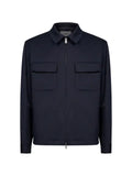 Lardini zip-up flap-pocket jacket