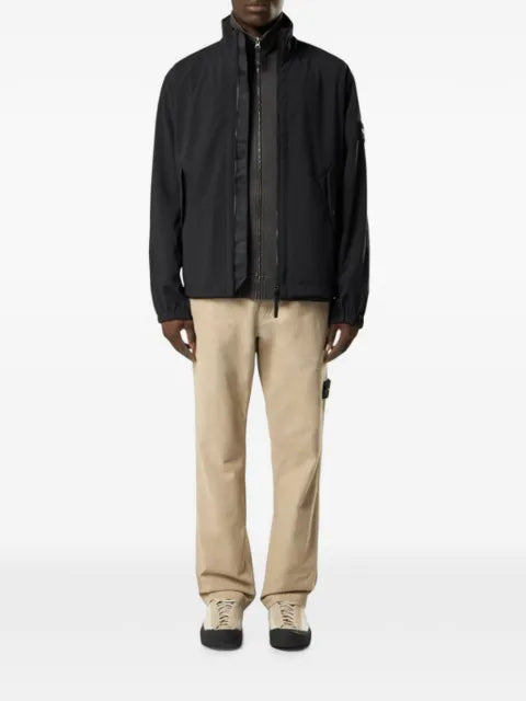 Stone Island 4100022 light soft shell-R E.DYE® technology in recycled polyester jacket