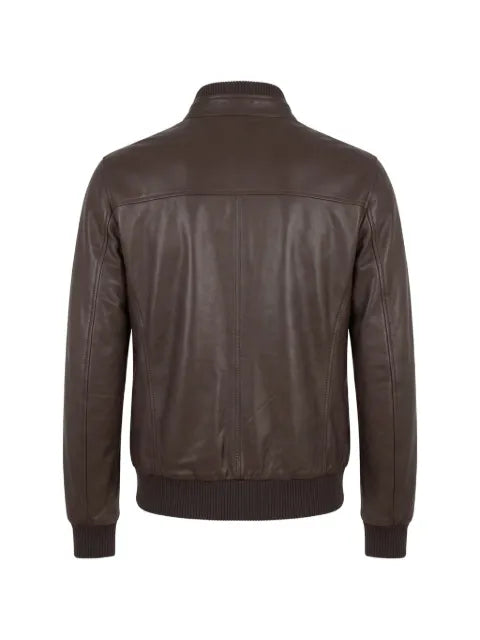 Arte Antwerp zip-up leather jacket
