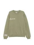 GEORGE. slogan-print crew-neck sweater