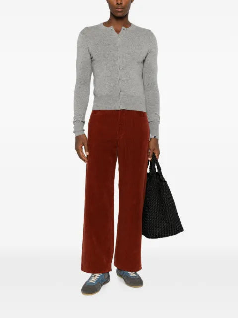 extreme cashmere Little 2 button-up slim-fit cardigan