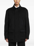 Lardini high-neck field jacket