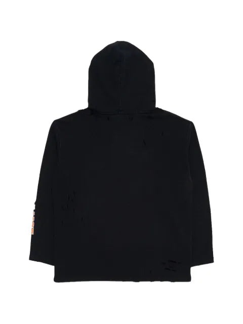Balenciaga Maison Logo distressed hoodie
