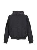 DIARY 1999 faded-effect logo-print hoodie