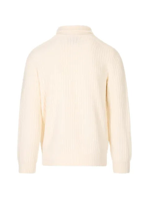 Montecore ribbed-knit zip-up cardigan